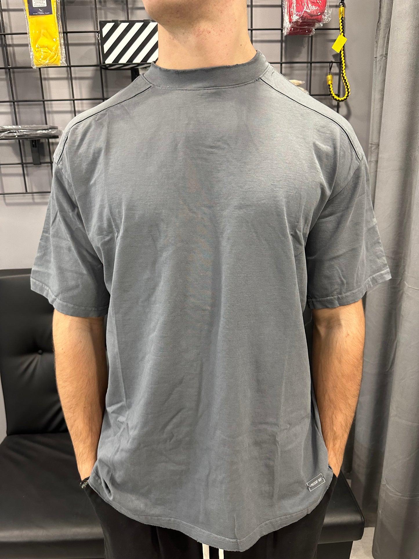 T-shirt mood blc piombo