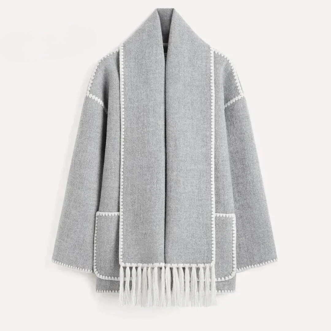 Laura | Cappotto con sciarpa