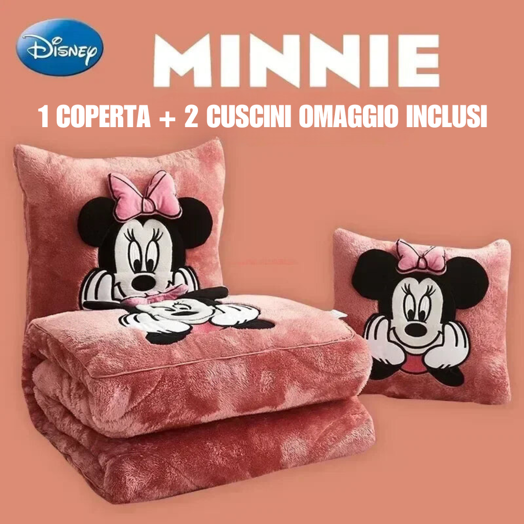 Stitch & Amici™ - Coperta Calda + 2 Cuscini Omaggio inclusi