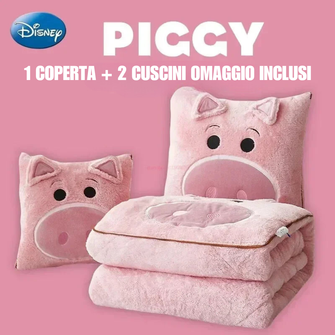 Stitch & Amici™ - Coperta Calda + 2 Cuscini Omaggio inclusi