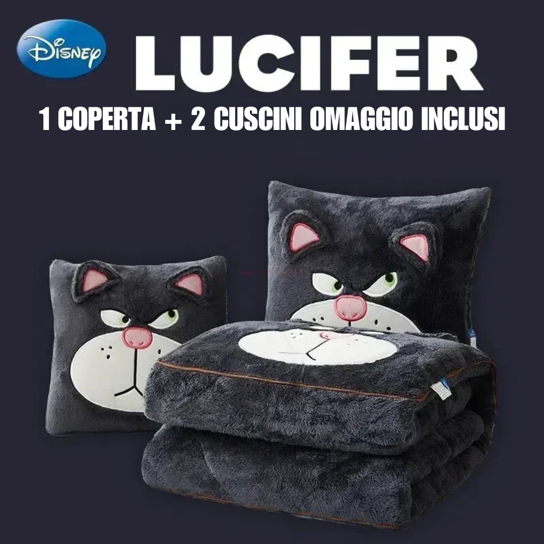 Stitch & Amici™ - Coperta Calda + 2 Cuscini Omaggio inclusi