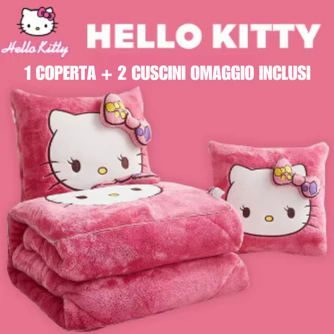 Stitch & Amici™ - Coperta Calda + 2 Cuscini Omaggio inclusi