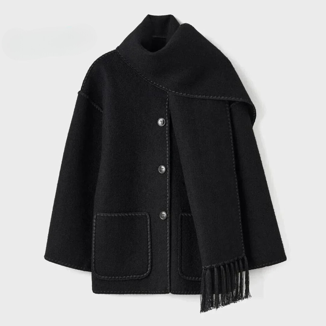 Laura | Cappotto con sciarpa