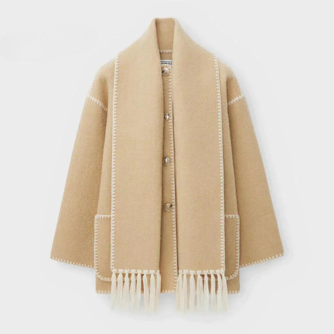 Laura | Cappotto con sciarpa