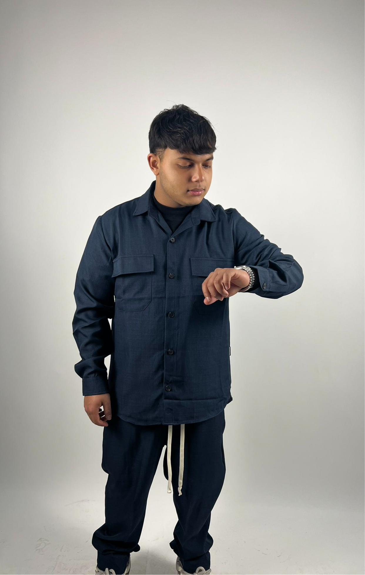 Coordinato malaga blu navy