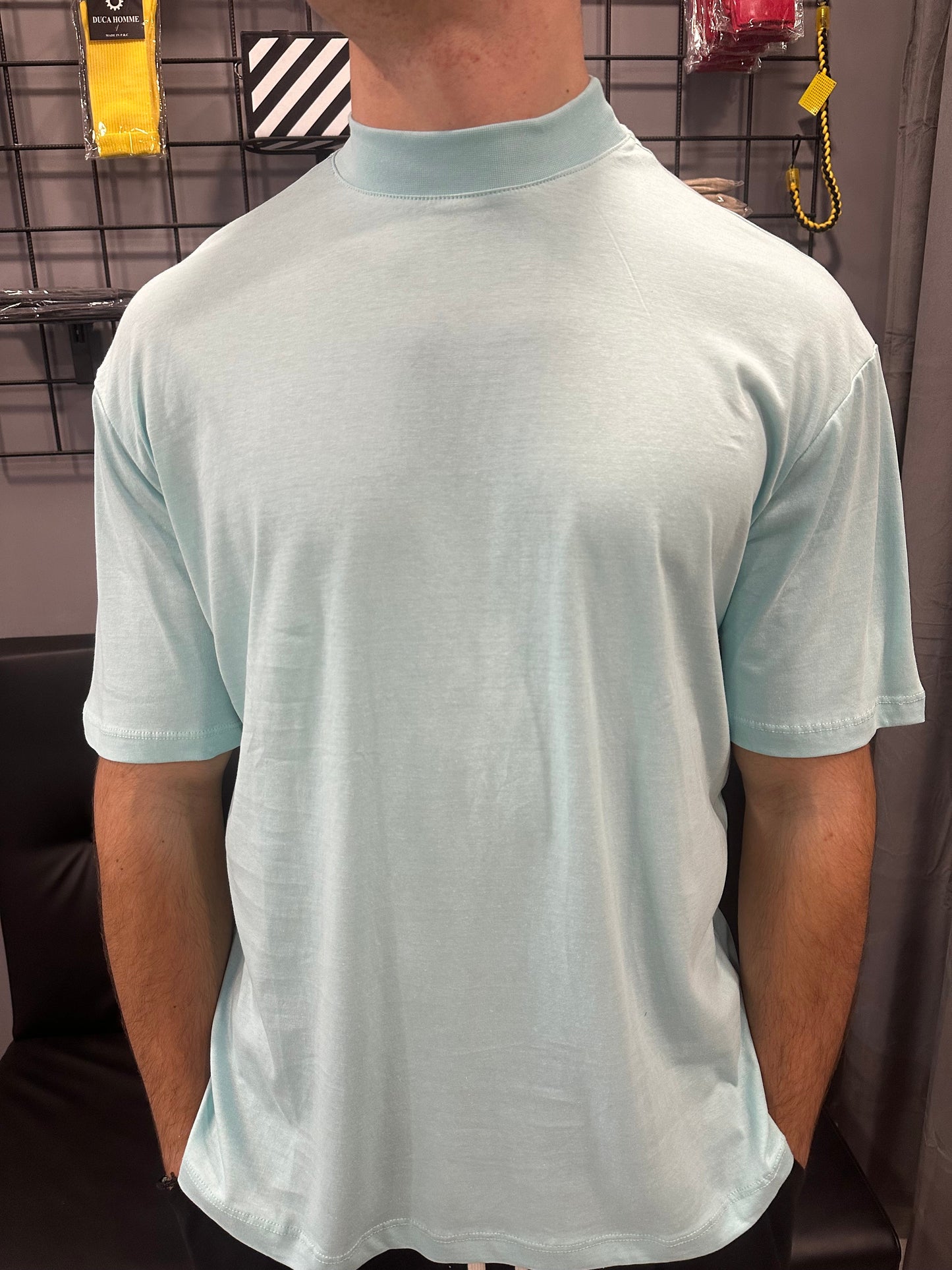 T-shirt collo alto tiffany
