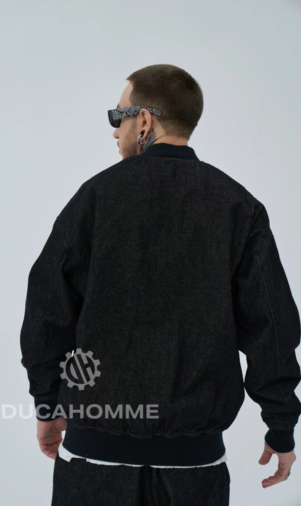 Bomber Denim Nero