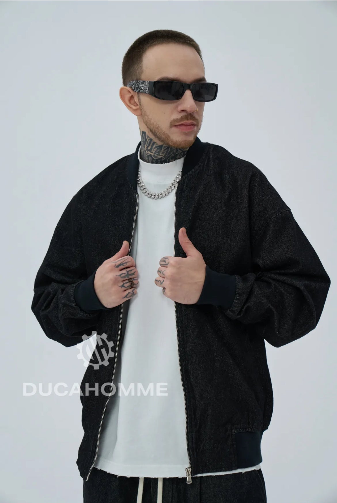 Bomber Denim Nero