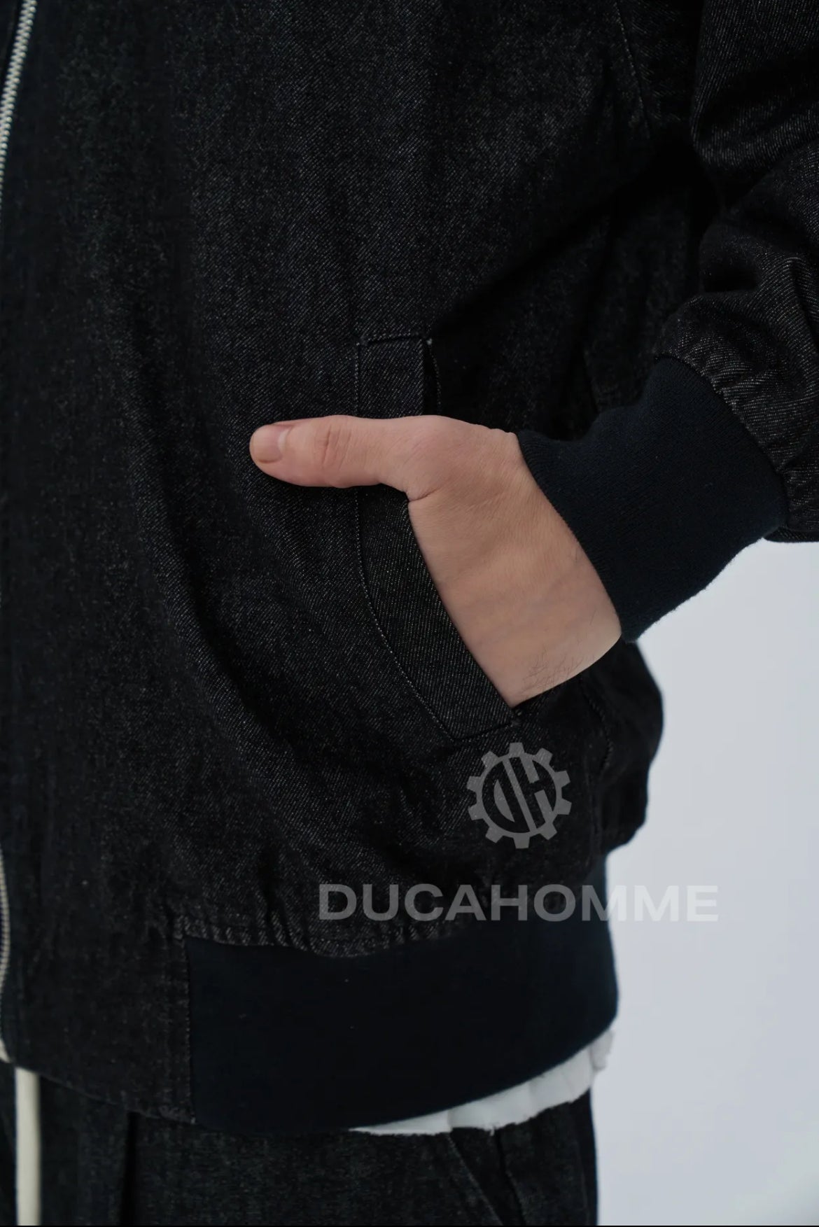 Bomber Denim Nero