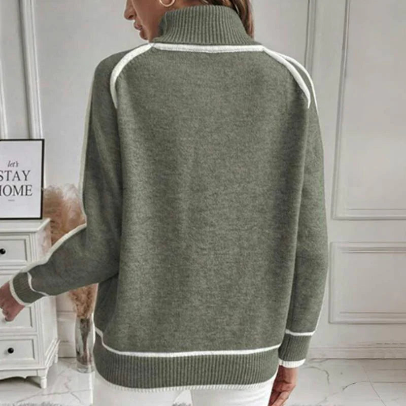 Maglione Casual Lavorato a Maglia
