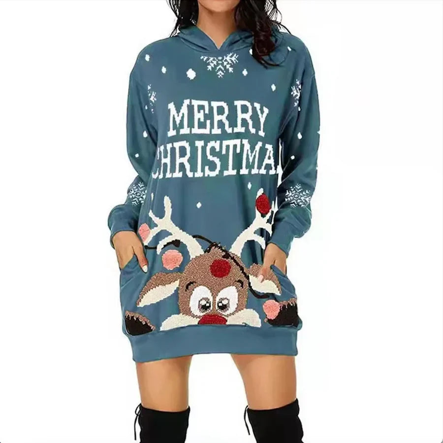 Vestito lungo natalizio donna - Natale