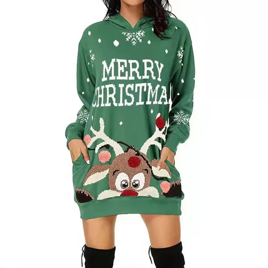 Vestito lungo natalizio donna - Natale