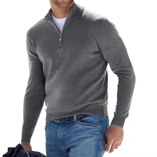 Pullover con Zip Basic