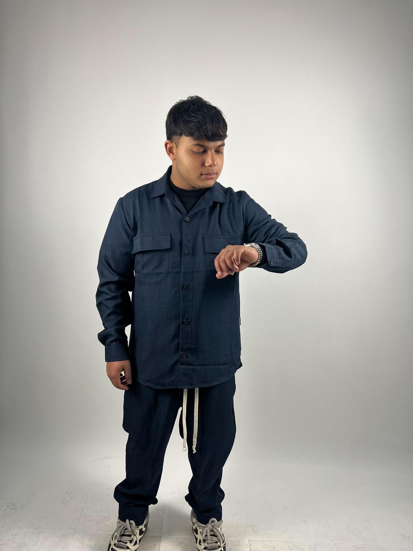 Coordinato malaga blu navy