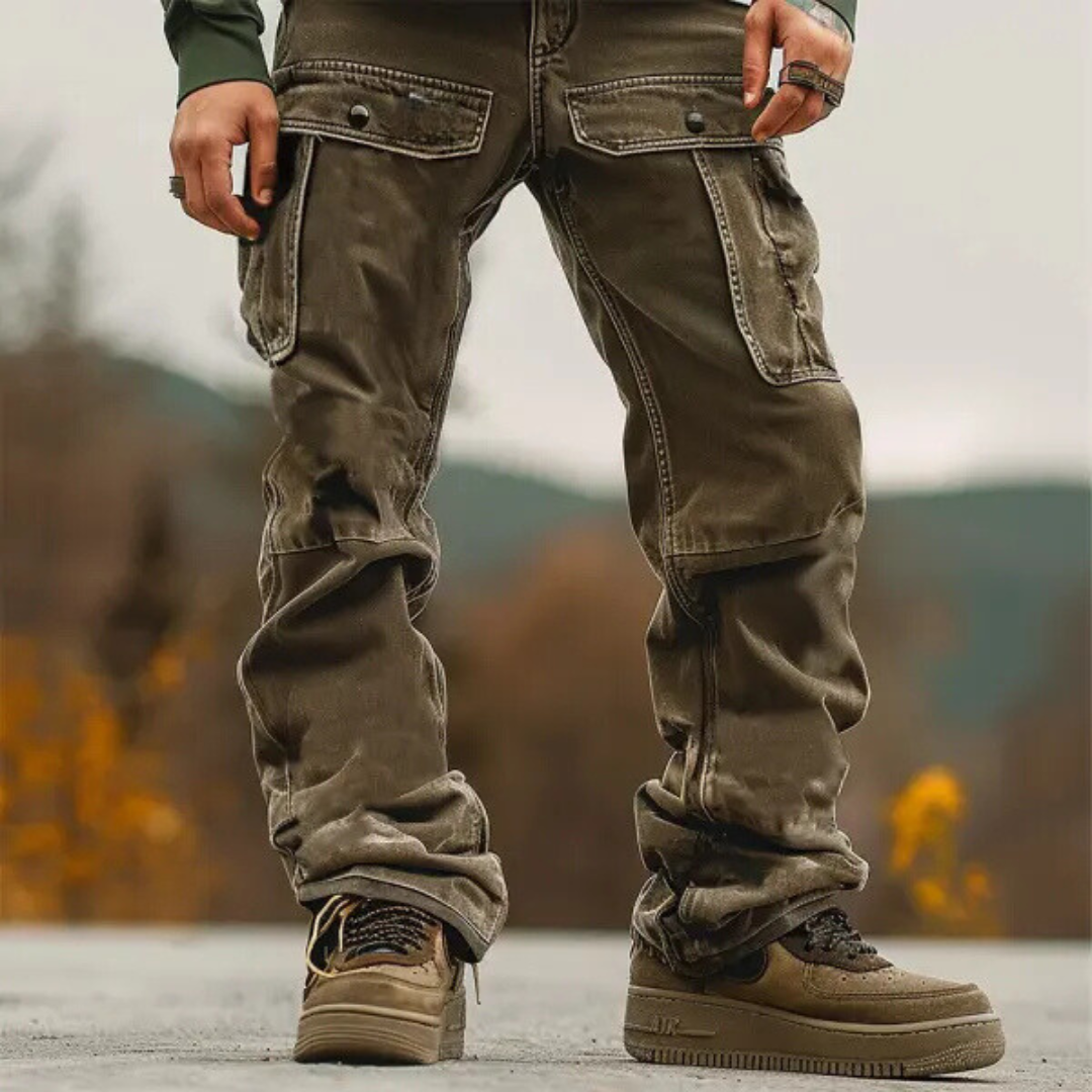 Pantaloni cargo multitasche - West