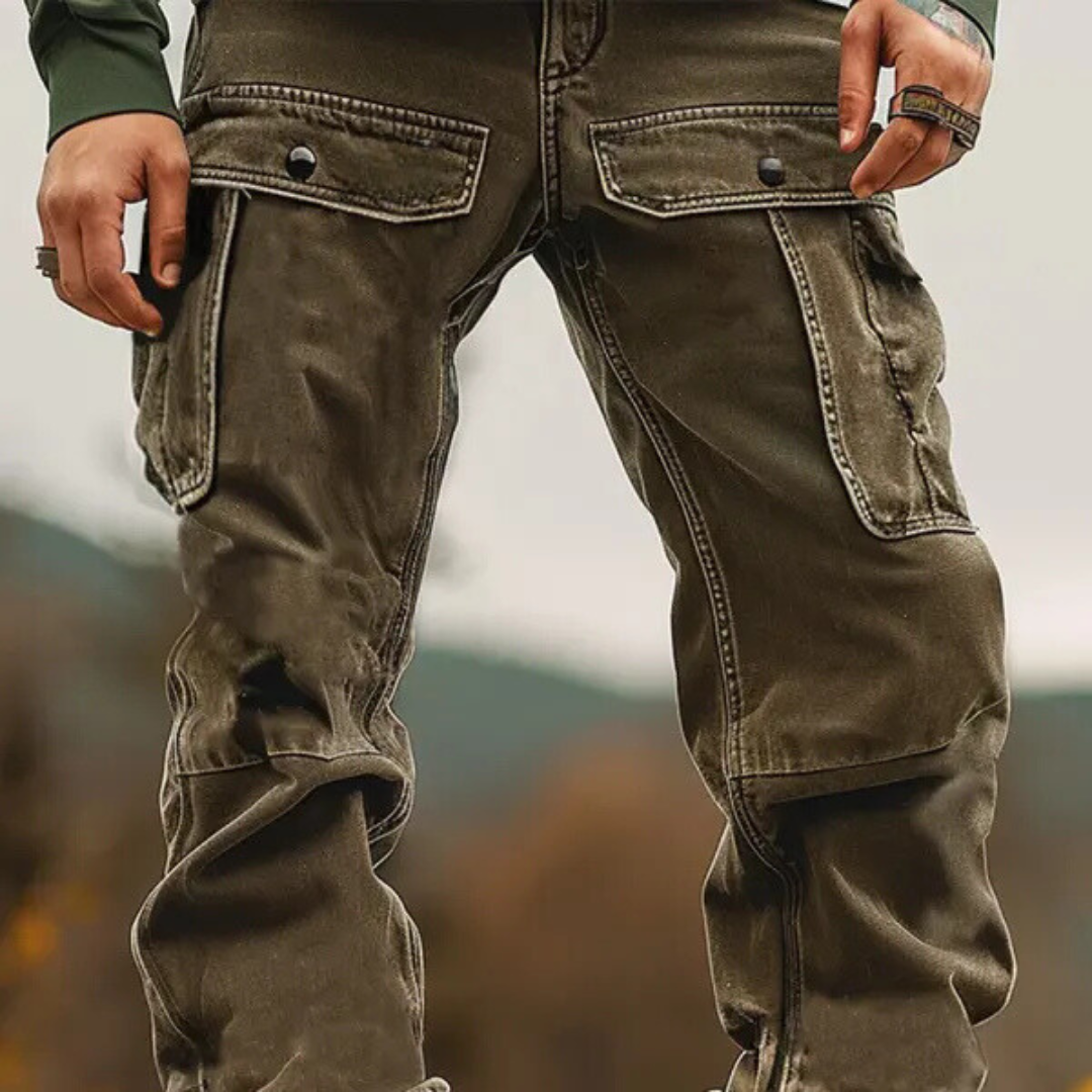 Pantaloni cargo multitasche - West