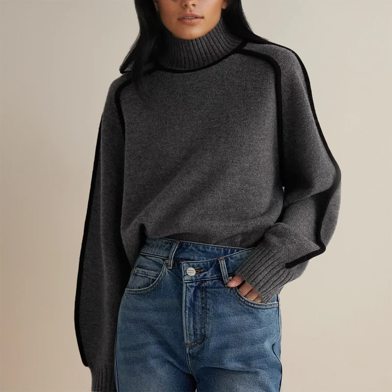 Negozio Laura - Maglione collo alto lusso