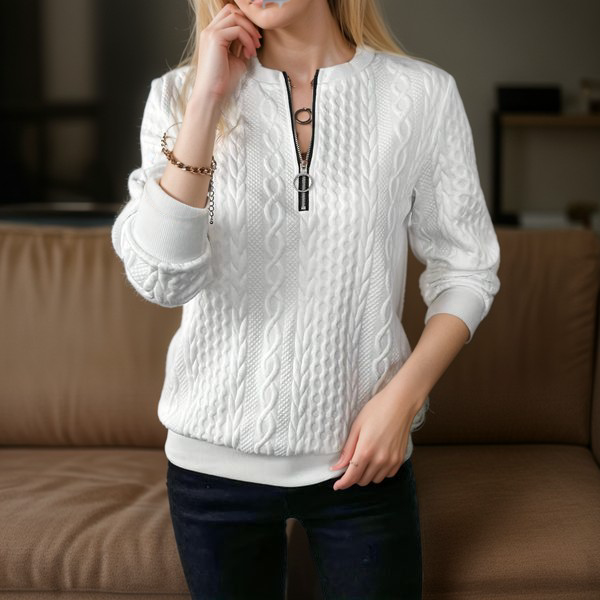 Maglione intrecciato donna