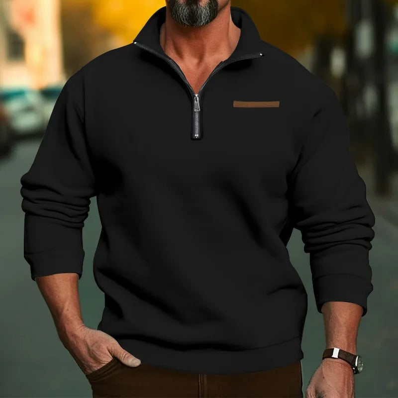 Maglione Uomo con colletto alla coreana