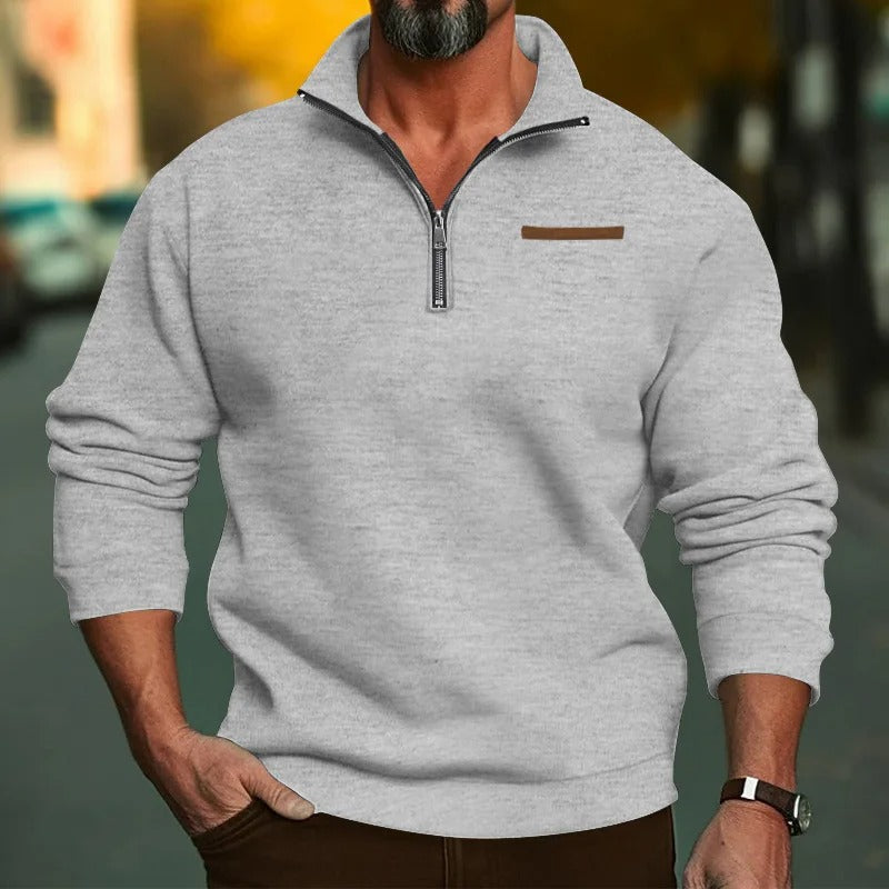 Maglione Uomo con colletto alla coreana
