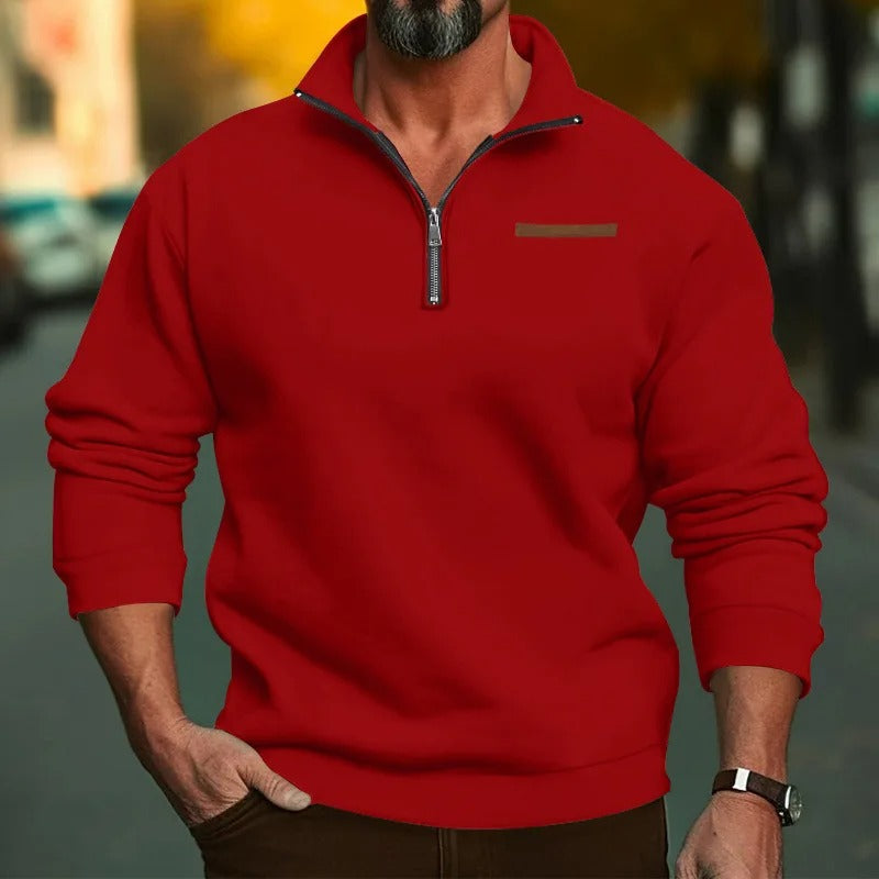 Maglione Uomo con colletto alla coreana