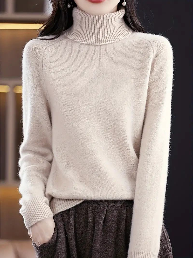 Maglione donna collo alto