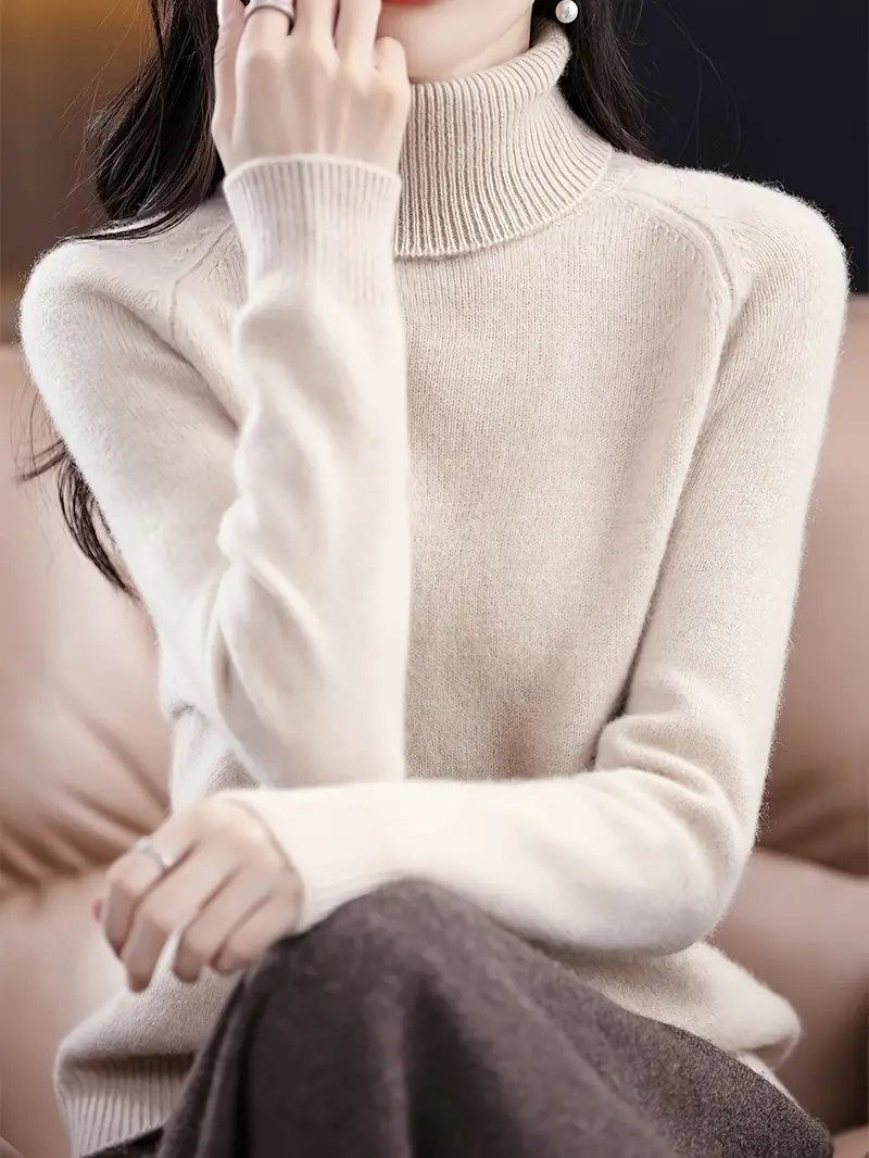 Maglione donna collo alto
