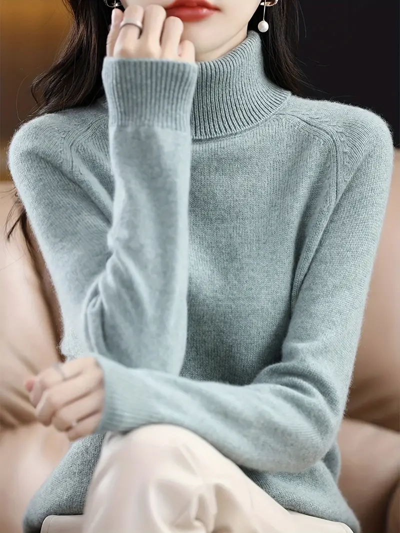 Maglione donna collo alto