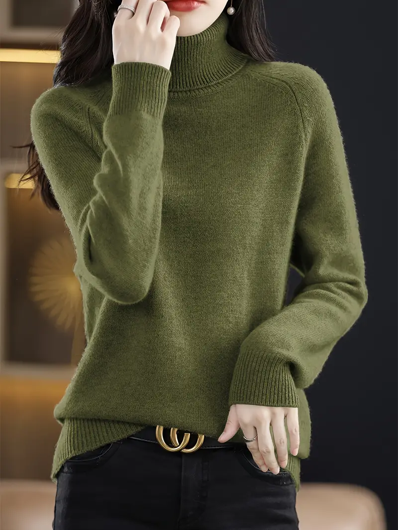 Maglione donna collo alto