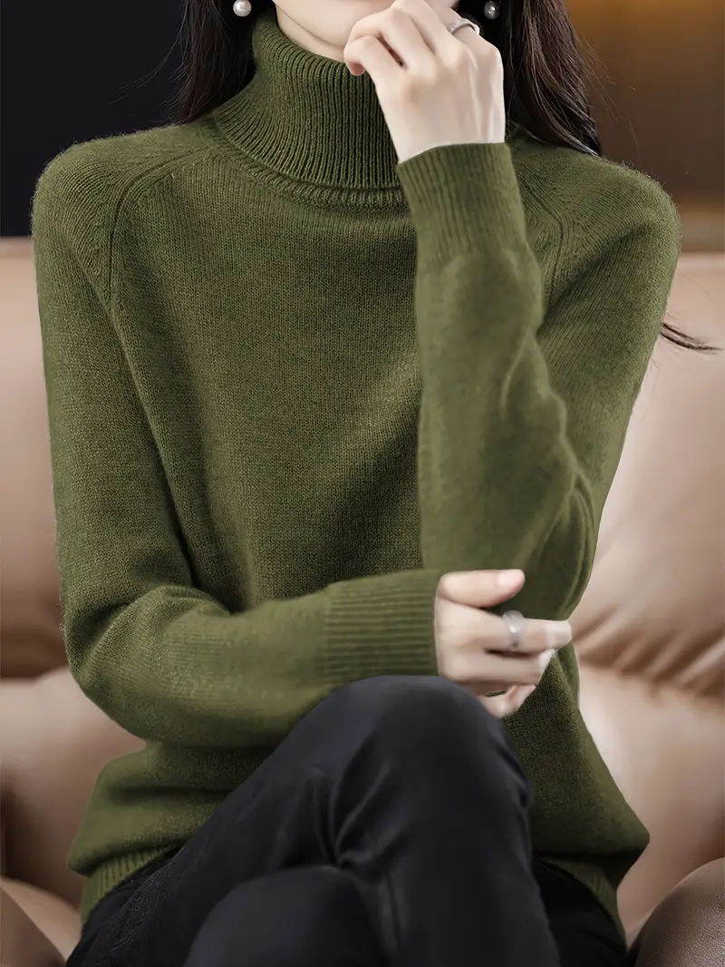 Maglione donna collo alto