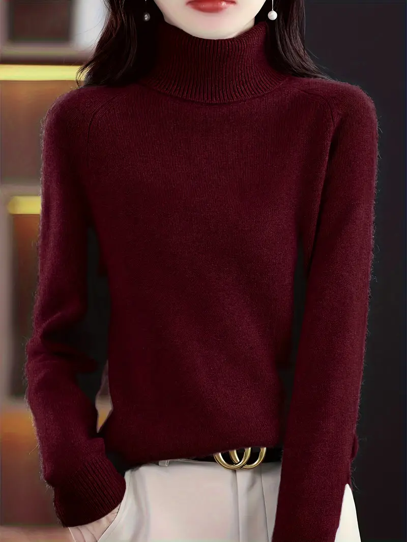 Maglione donna collo alto