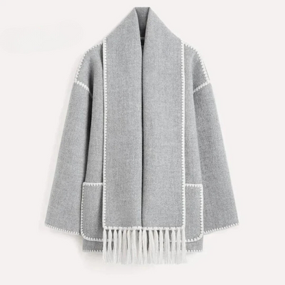 Laura | Cappotto con sciarpa