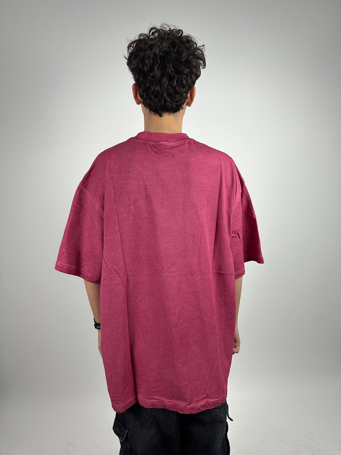 T-shirt washed magenta