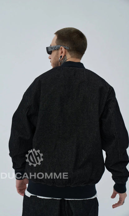 Bomber Denim Nero