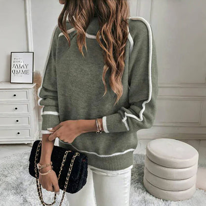 Maglione Casual Lavorato a Maglia