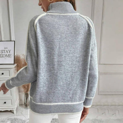 Maglione Casual Lavorato a Maglia