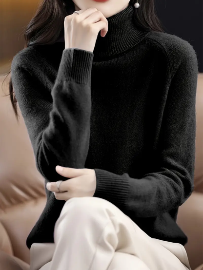 Maglione donna collo alto